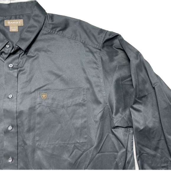 Ariat Solid Twill Classic Fit Shirt XL XLarge stall Style No. 10000502 - Picture 3 of 6